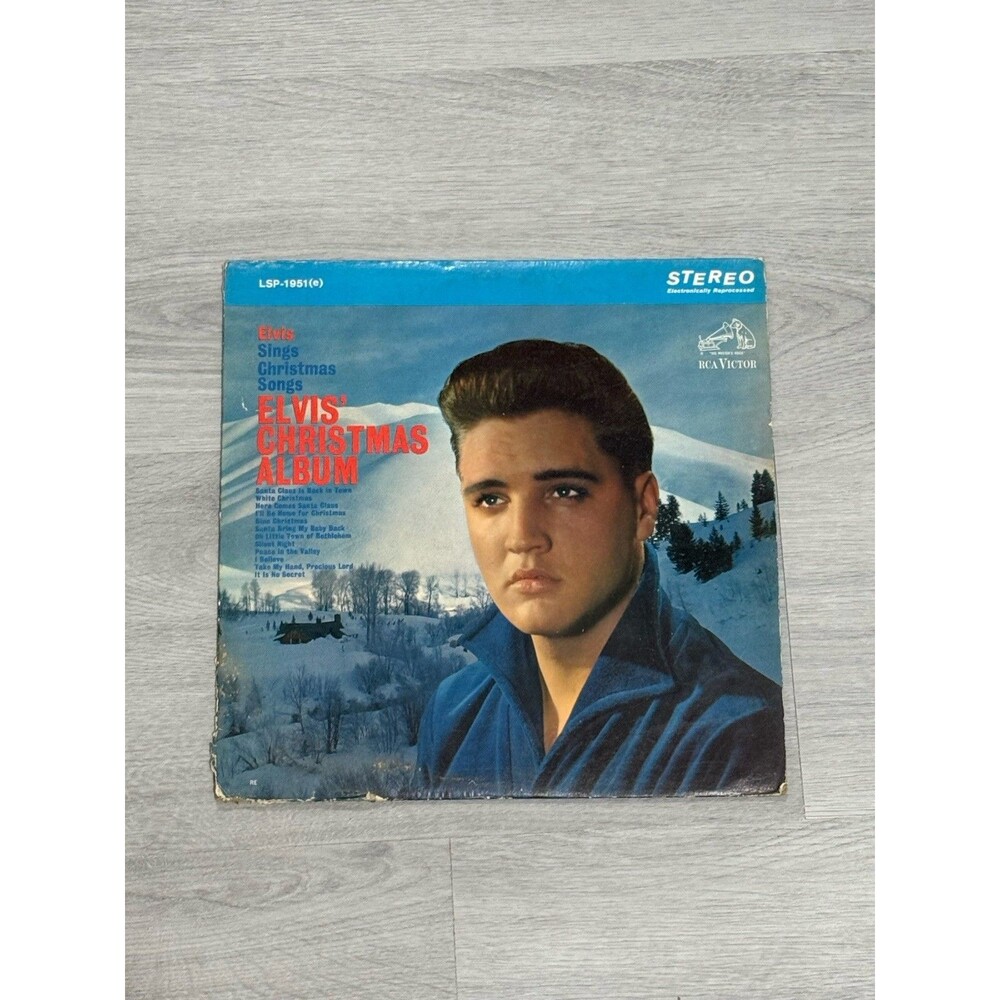 Elvis Presley - “Elvis’ Christmas Album” LP Vinyl LSP-1951(e) RCA Victor